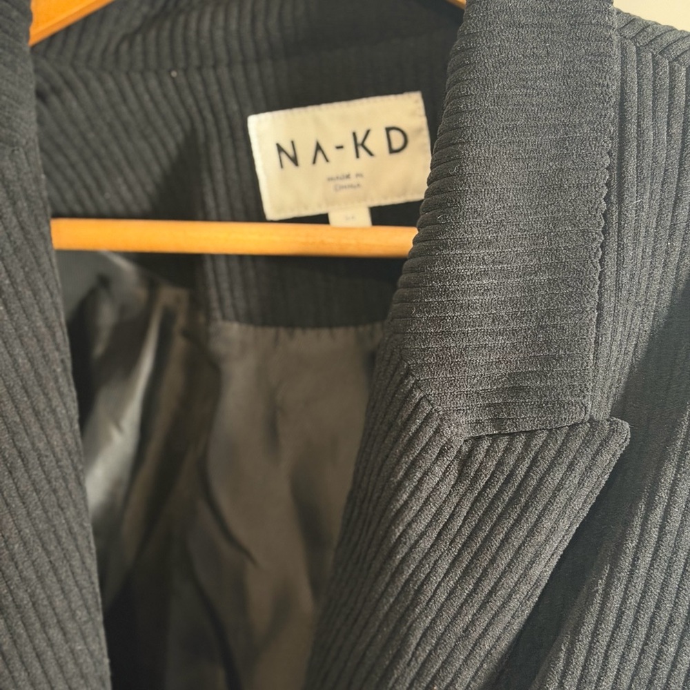 NA-KD Oversized Double Breasted Corduroy Blazer - Picture 6 of 6